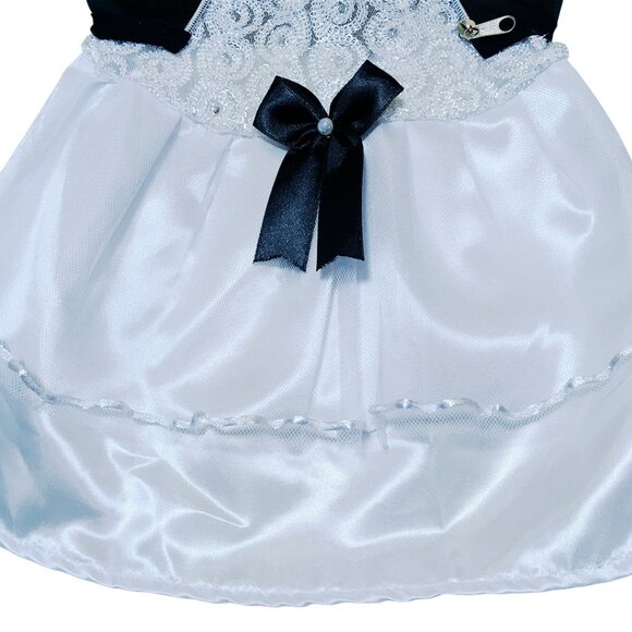 🎃👻 TIFFANY CHUCKY HALLOWEEN CUTE DOG PET CLOTHES TUTU WEDDING DRESS 👻🎃 - Picture 5 of 6